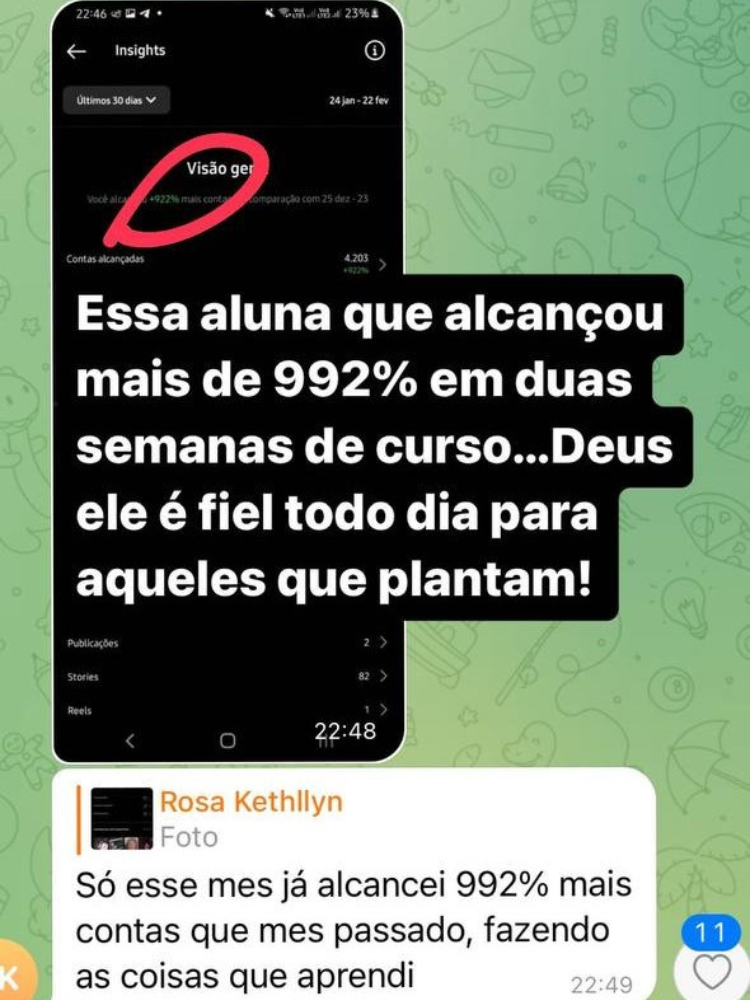 Depoimento de aluna 3
