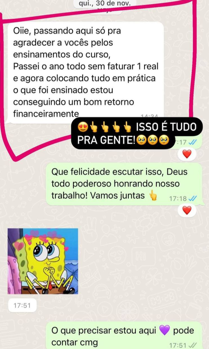 Depoimento de aluna 6
